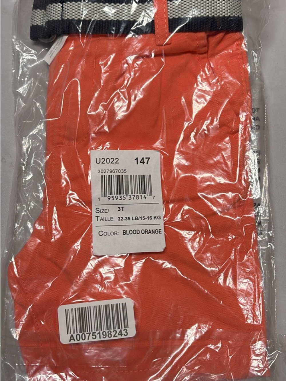 The Children's Place Blood Orange Kids Shorts